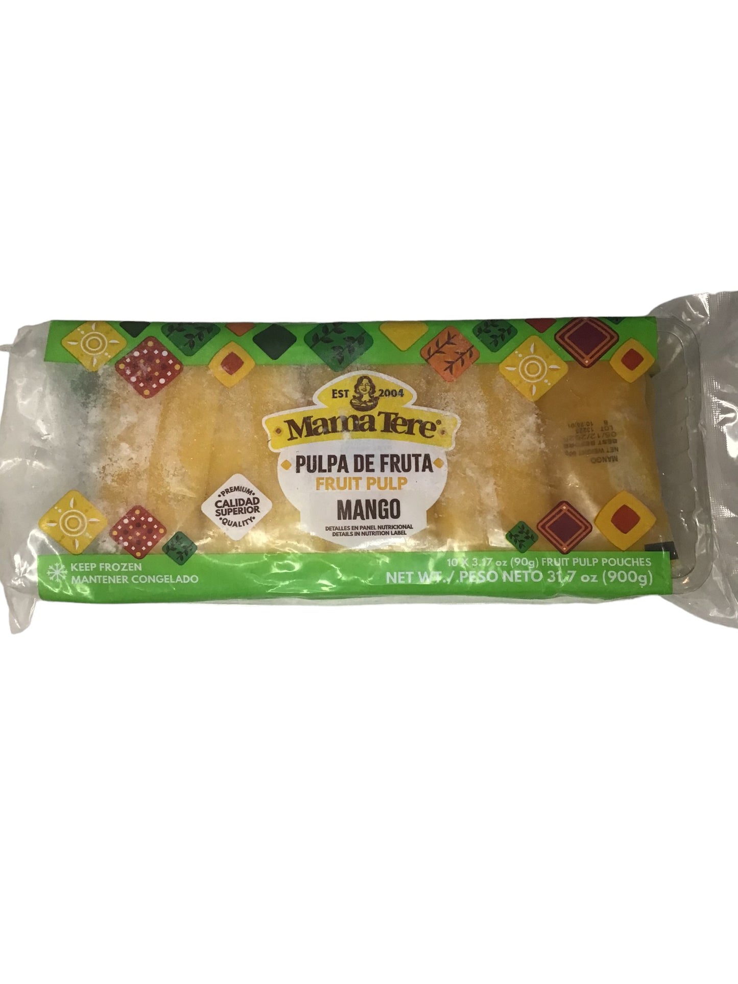 Pulpa de fruta mango 31.7 oz